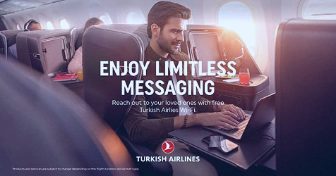 Turkish Airlines introduces free and limitless messaging